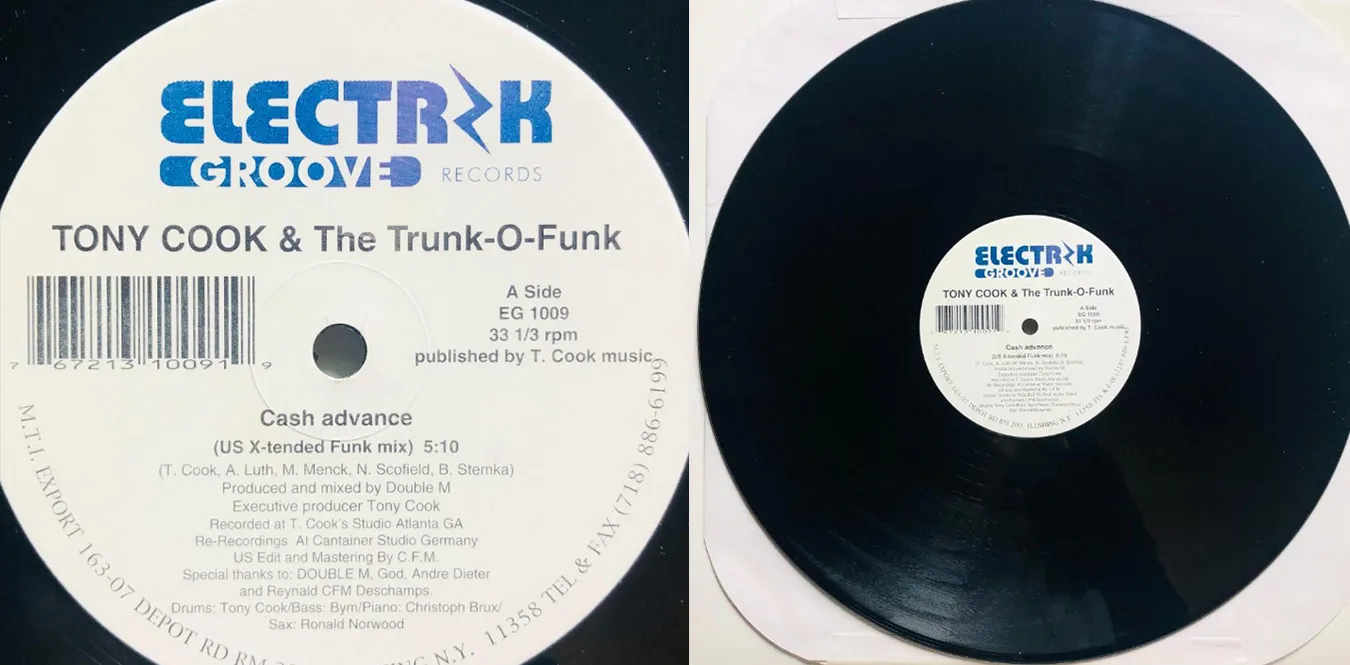 Tony Cook and The Trunk-O-Funk – Cash Advance